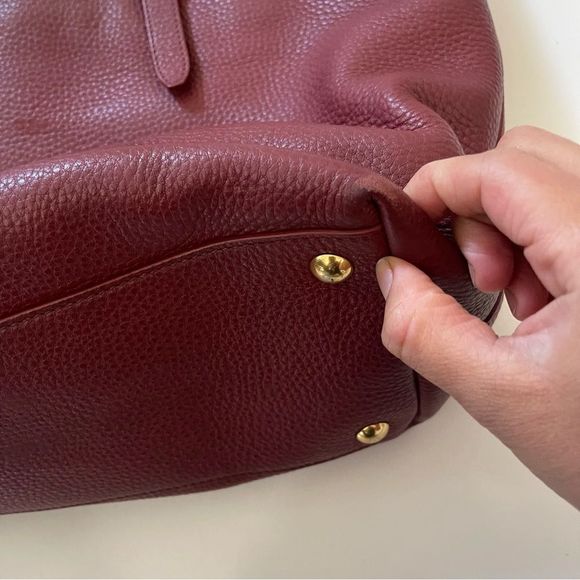 MIU MIU BAG VIT.DAINO RR1905 Leather Shoulder Bag,Tote Bag W Authentication Card - Picture 16 of 16